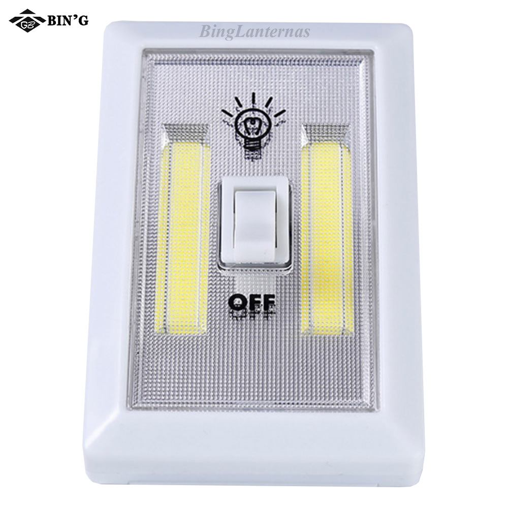 Interruptor Luminária Lantern Sem Fio 2 Led Cob