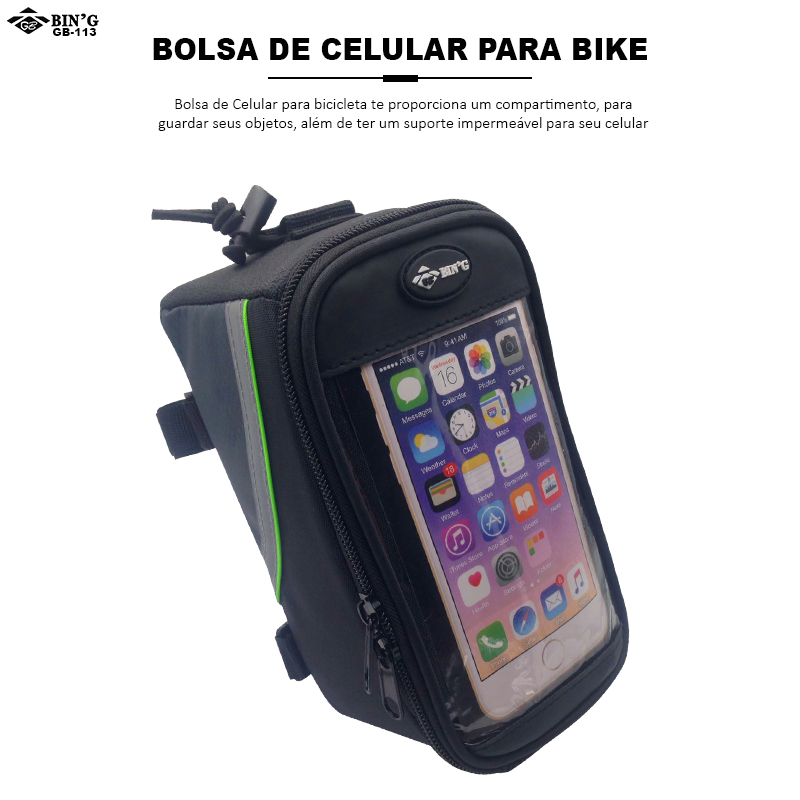 BOLSA DE CELULAR PARA BICICLETA